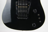 RARE 1987 Gibson U2 Floyd Rose Flying V Raised Logo US-1 - Black Neck-Through Super Strat