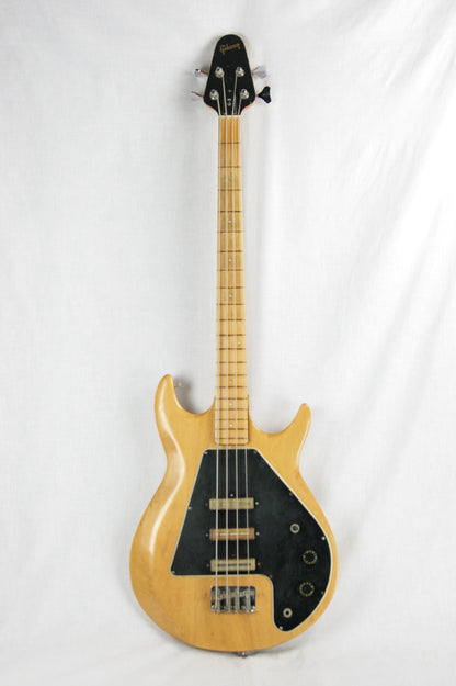 PROJECT 1978 Gibson Grabber G-3 Fretless Electric Bass Guitar in Natural