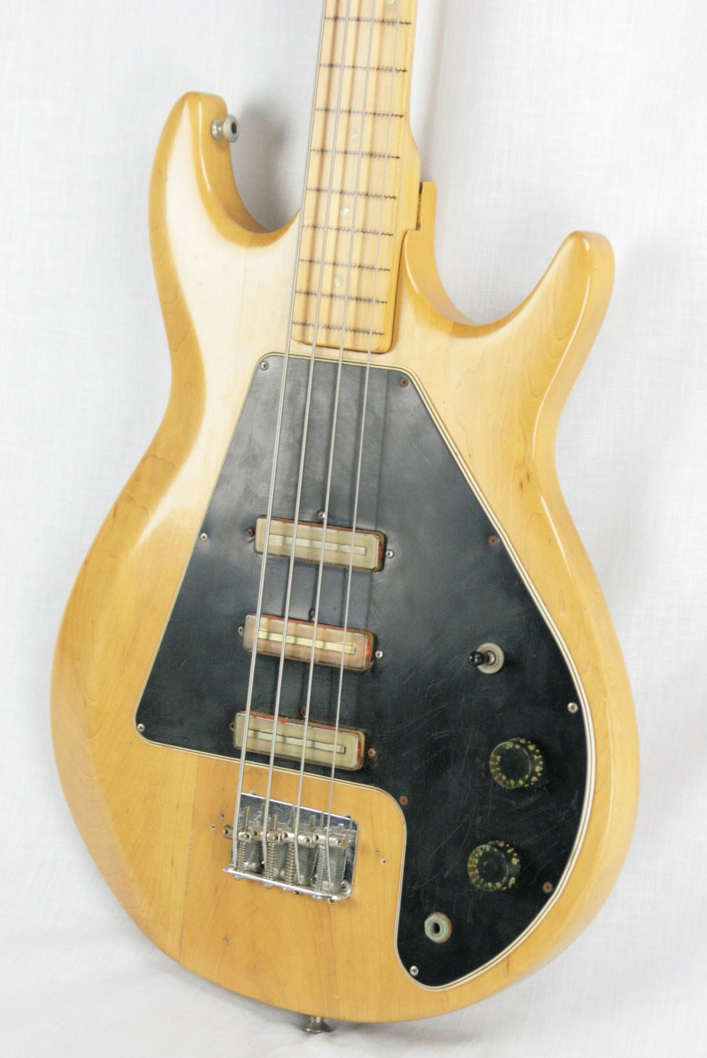 PROJECT 1978 Gibson Grabber G-3 Fretless Electric Bass Guitar in Natural