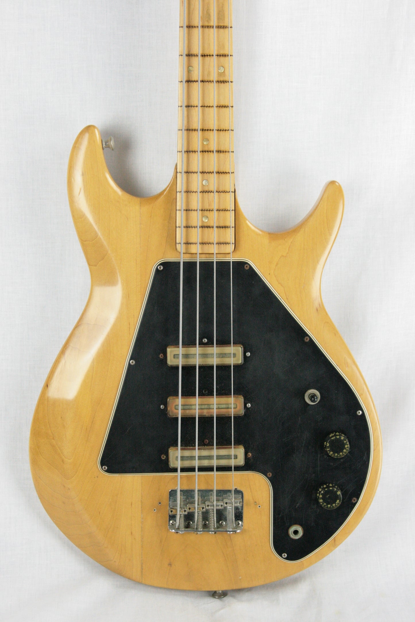 PROJECT 1978 Gibson Grabber G-3 Fretless Electric Bass Guitar in Natural