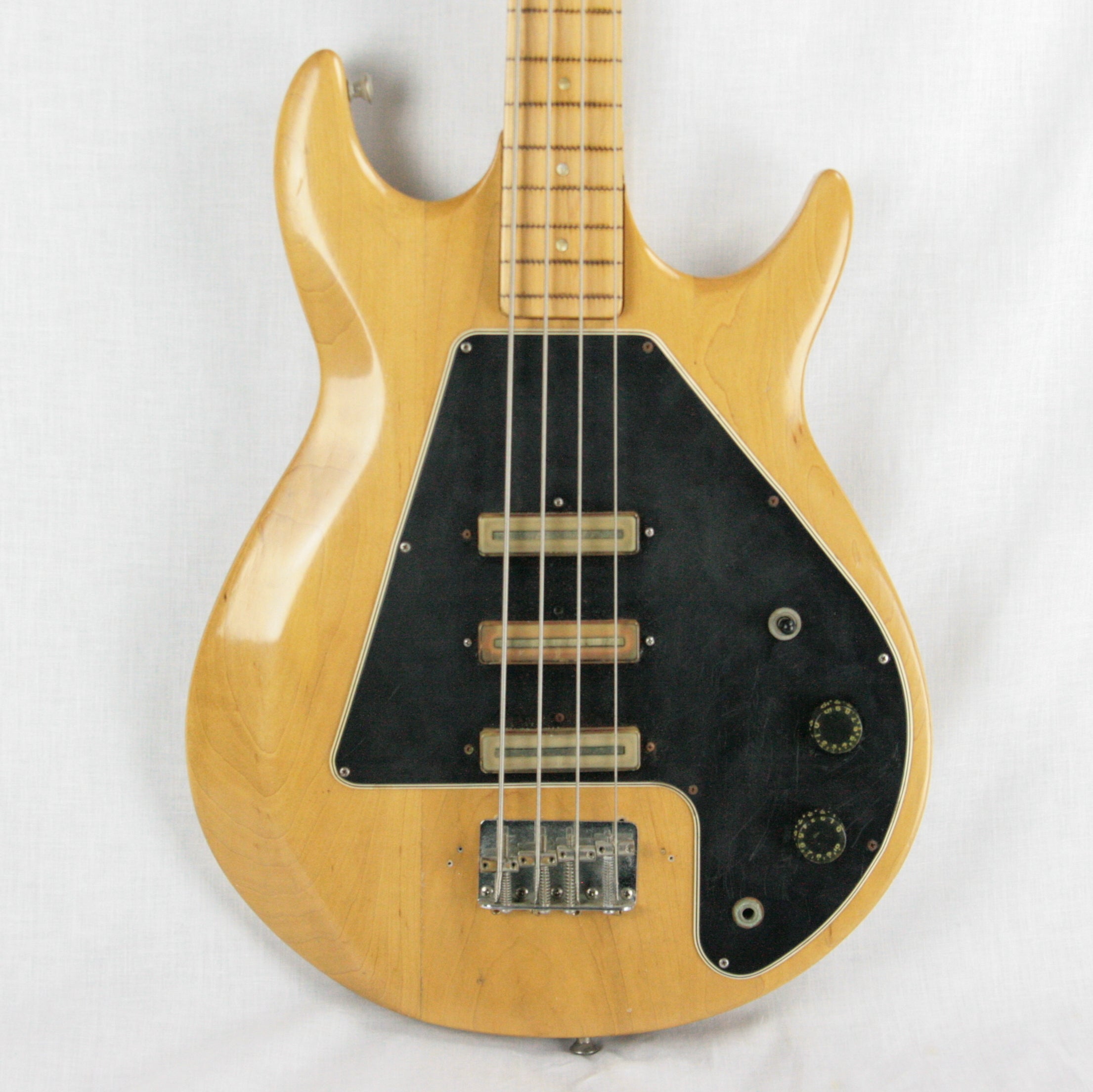 PROJECT 1978 Gibson Grabber G-3 Fretless Electric Bass Guitar in Natural