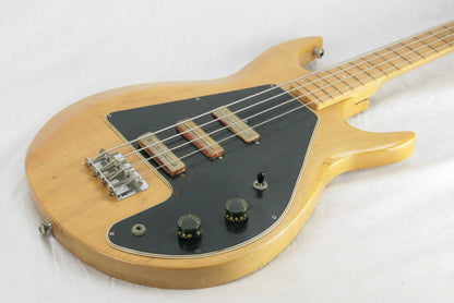 PROJECT 1978 Gibson Grabber G-3 Fretless Electric Bass Guitar in Natural