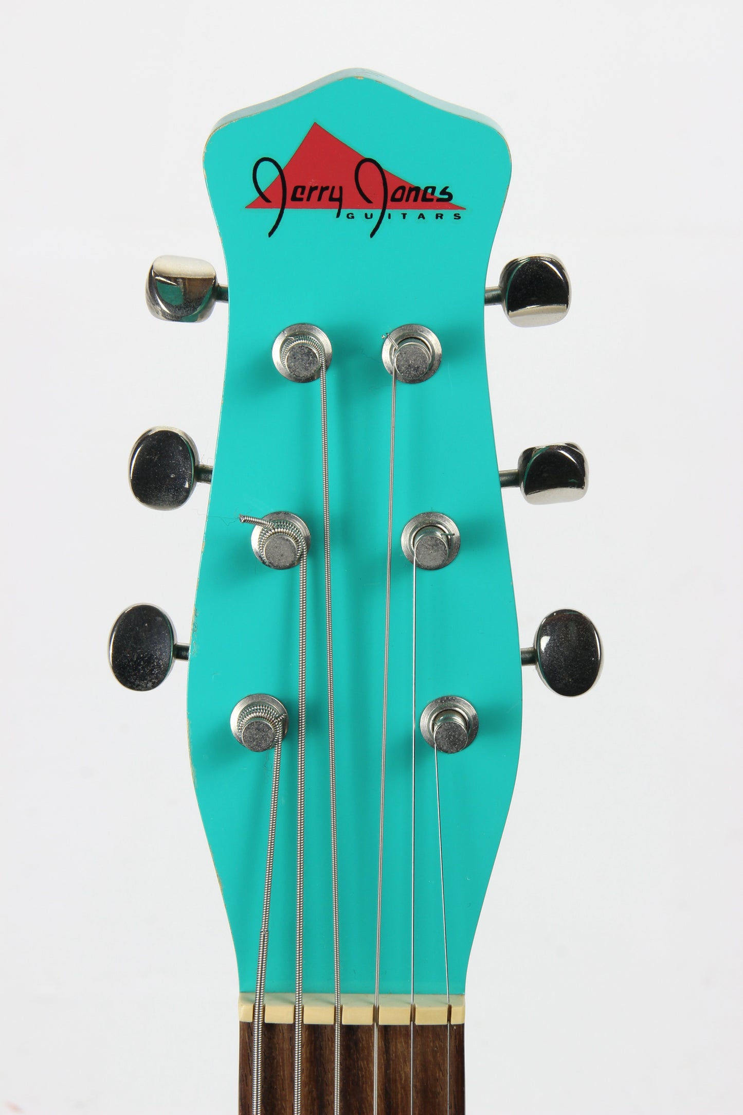 1995 Jerry Jones Neptune Longhorn Baritone Bass VI 6-String Guitar - SEA FOAM GREEN!