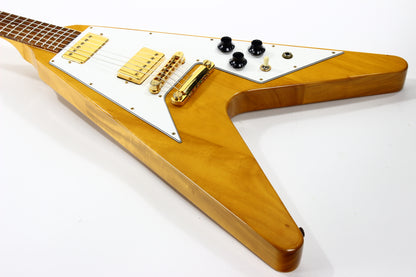 1994 Gibson Custom Shop Edition '67 Flying V PRIMAVERA -- Rare Model, Natural, 1967 Reissue Vee!