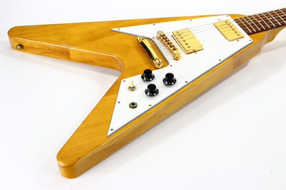 1994 Gibson Custom Shop Edition '67 Flying V PRIMAVERA -- Rare Model, Natural, 1967 Reissue Vee!