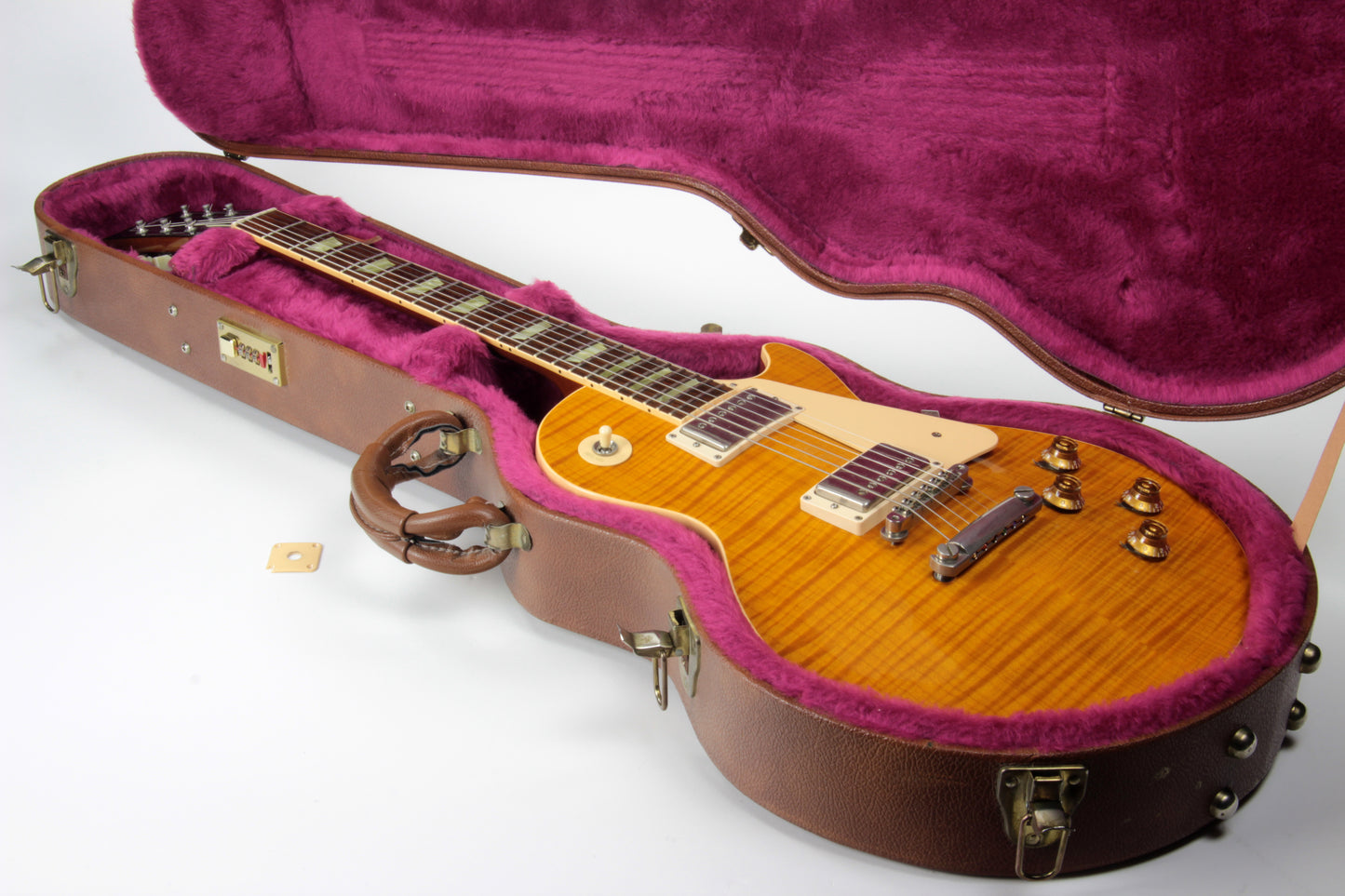 1997 Gibson Les Paul Classic PREMIUM PLUS Translucent Amber KILLER FLAMETOP! standard