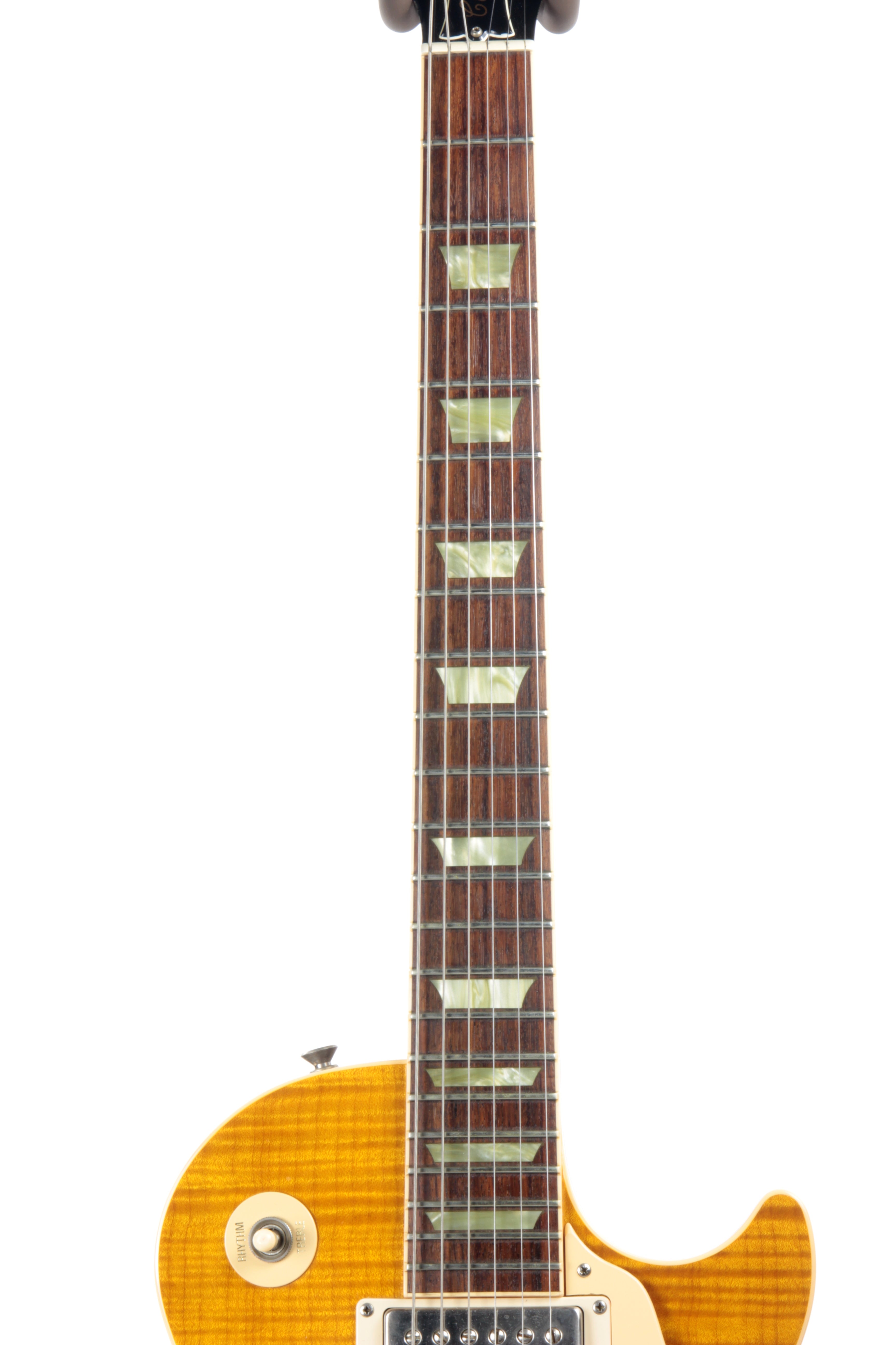 1997 Gibson Les Paul Classic PREMIUM PLUS Translucent Amber KILLER FLA –  Kansas City Vintage Guitars