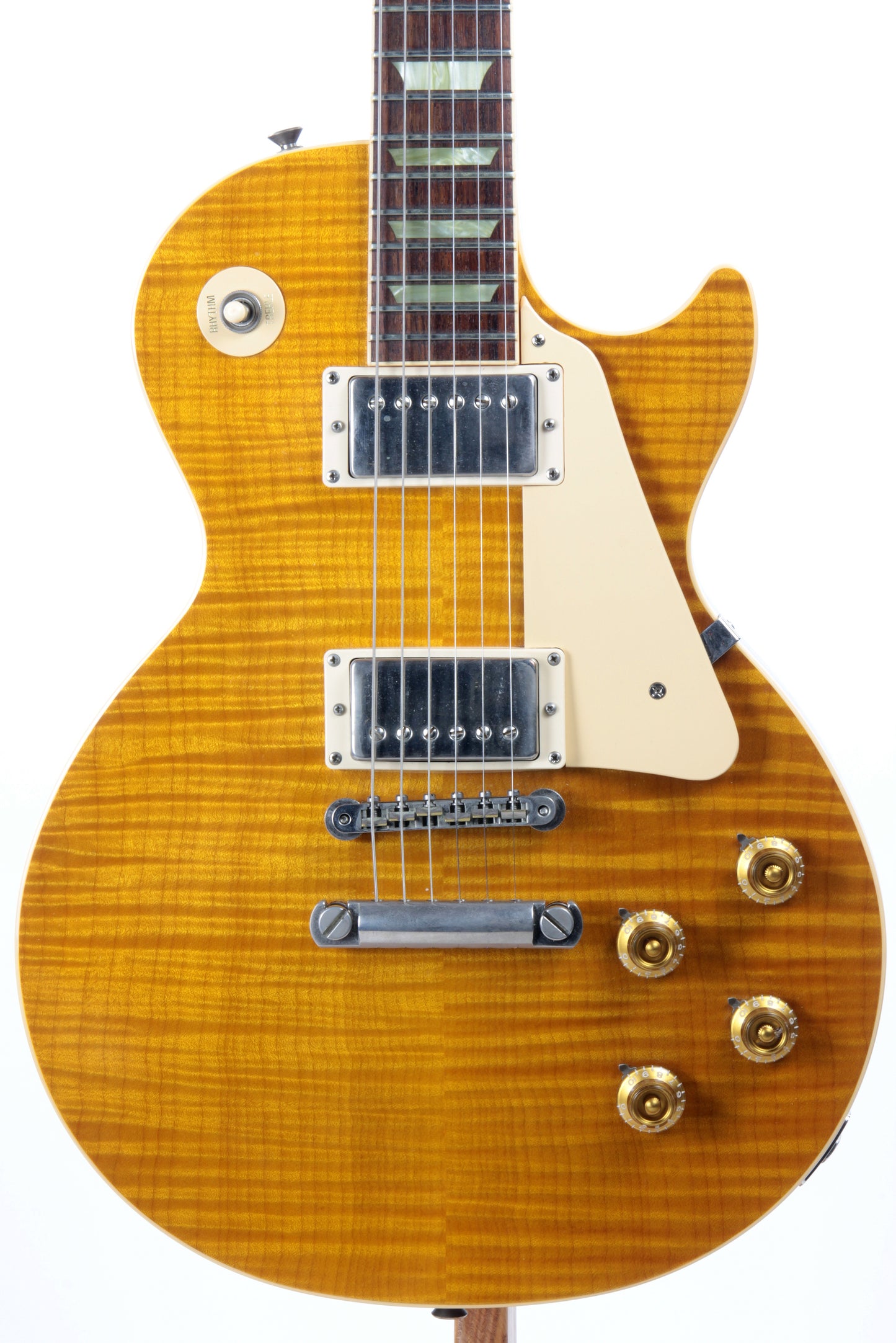 1997 Gibson Les Paul Classic PREMIUM PLUS Translucent Amber KILLER FLAMETOP! standard