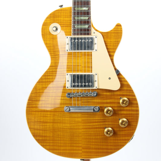 1997 Gibson Les Paul Classic PREMIUM PLUS Translucent Amber KILLER FLAMETOP! standard