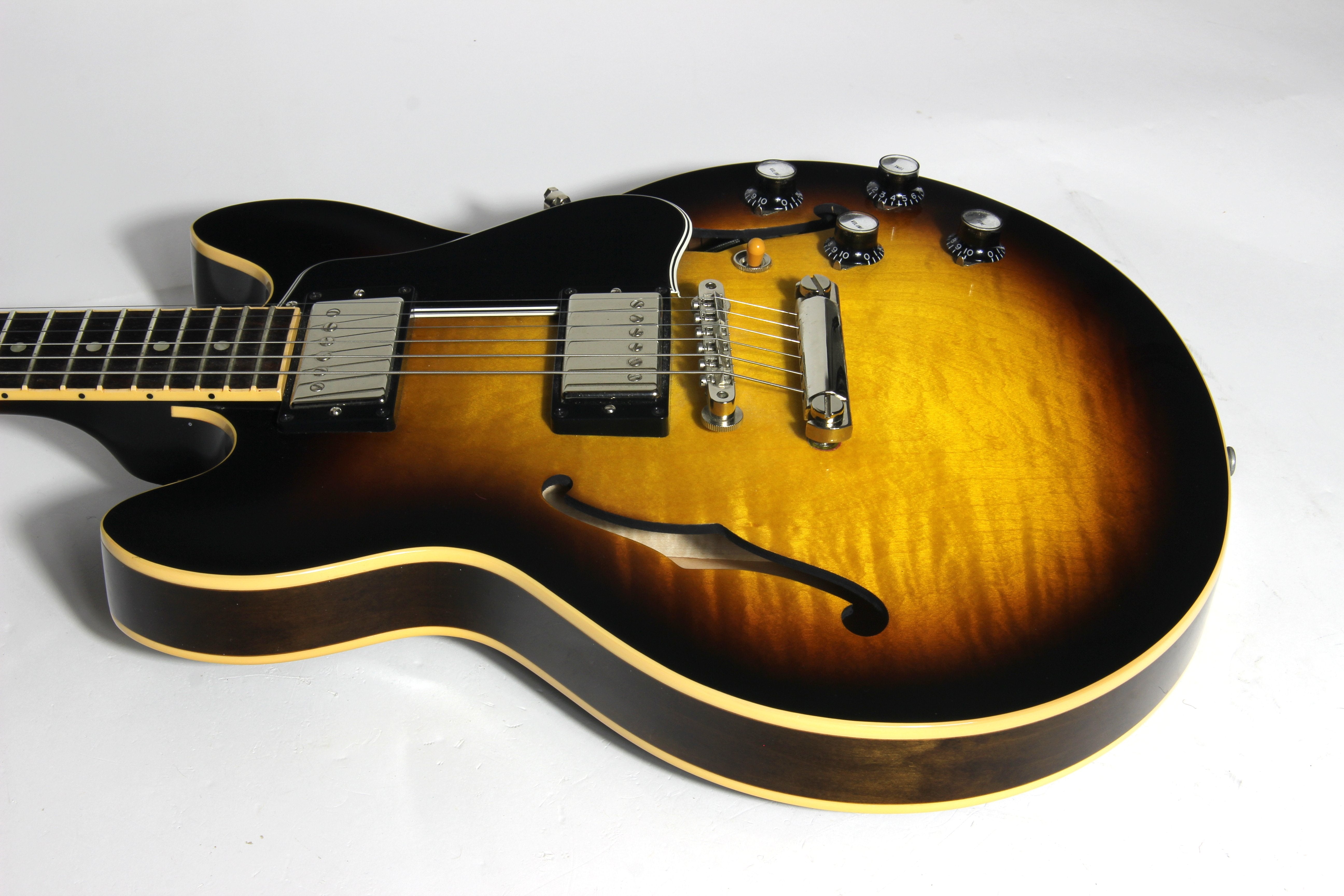 2008 Gibson Custom Shop ES-339 - Vintage Sunburst - Smaller ES-335, Li –  Kansas City Vintage Guitars