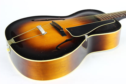 1937 Gibson L-37 Sunburst Maple Flatback - Pearl Logo, Bound Pickguard!