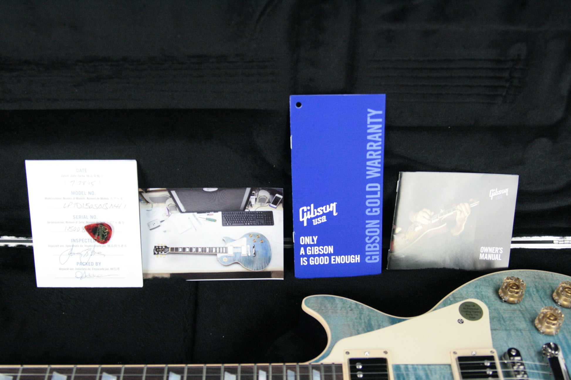 2015 Gibson Les Paul Traditional FIGURED OCEAN BLUE 2015 Gibson Les Paul Traditional FIGURED OCEAN BLUE