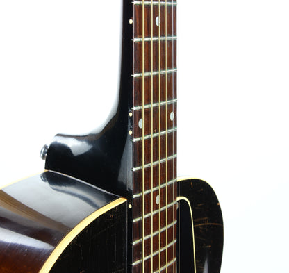 1937 Gibson L-37 Sunburst Maple Flatback - Pearl Logo, Bound Pickguard!
