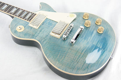 2015 Gibson Les Paul Traditional FIGURED OCEAN BLUE! Flametop Plus standard