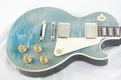 2015 Gibson Les Paul Traditional FIGURED OCEAN BLUE! Flametop Plus standard