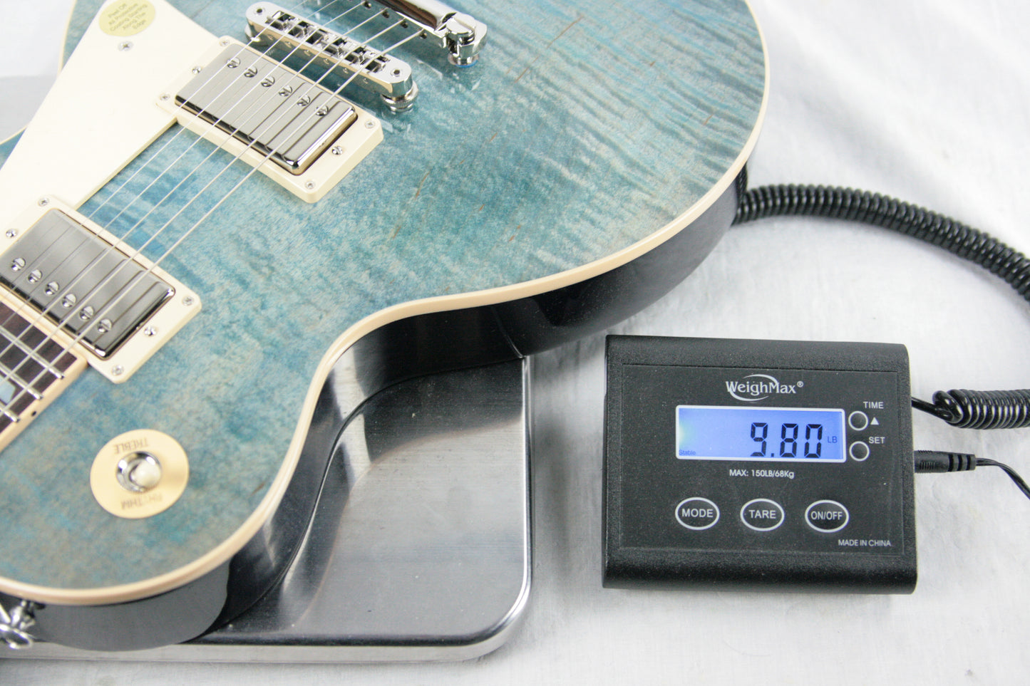 2015 Gibson Les Paul Traditional FIGURED OCEAN BLUE! Flametop Plus standard