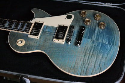 2015 Gibson Les Paul Traditional FIGURED OCEAN BLUE! Flametop Plus standard