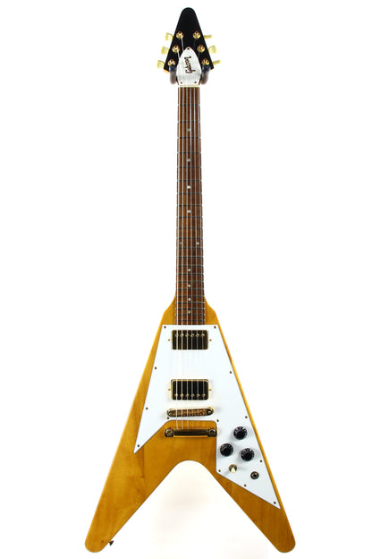 1994 Gibson Custom Shop Edition '67 Flying V PRIMAVERA -- Rare Model, Natural, 1967 Reissue Vee!