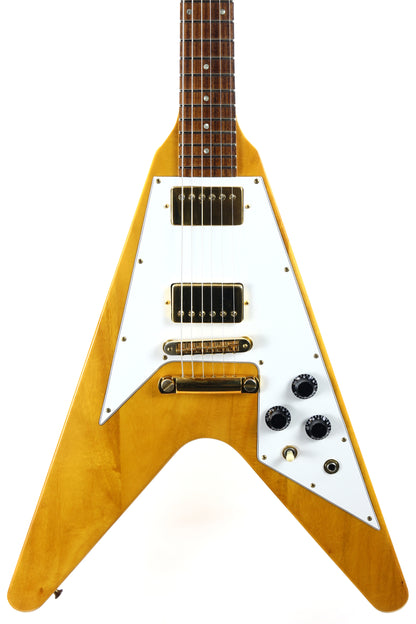 1994 Gibson Custom Shop Edition '67 Flying V PRIMAVERA -- Rare Model, Natural, 1967 Reissue Vee!