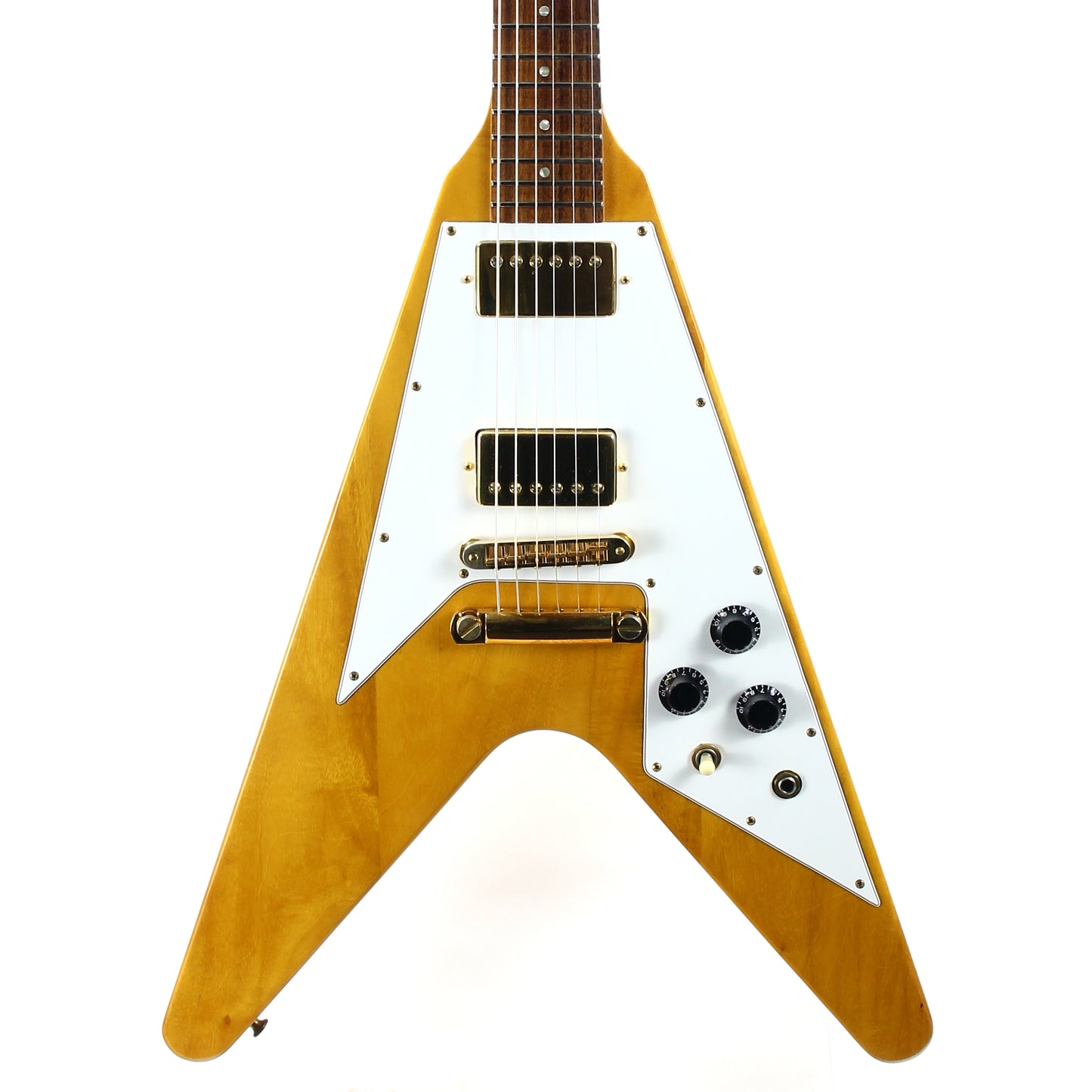 1994 Gibson Custom Shop Edition '67 Flying V PRIMAVERA -- Rare Model, Natural, 1967 Reissue Vee!