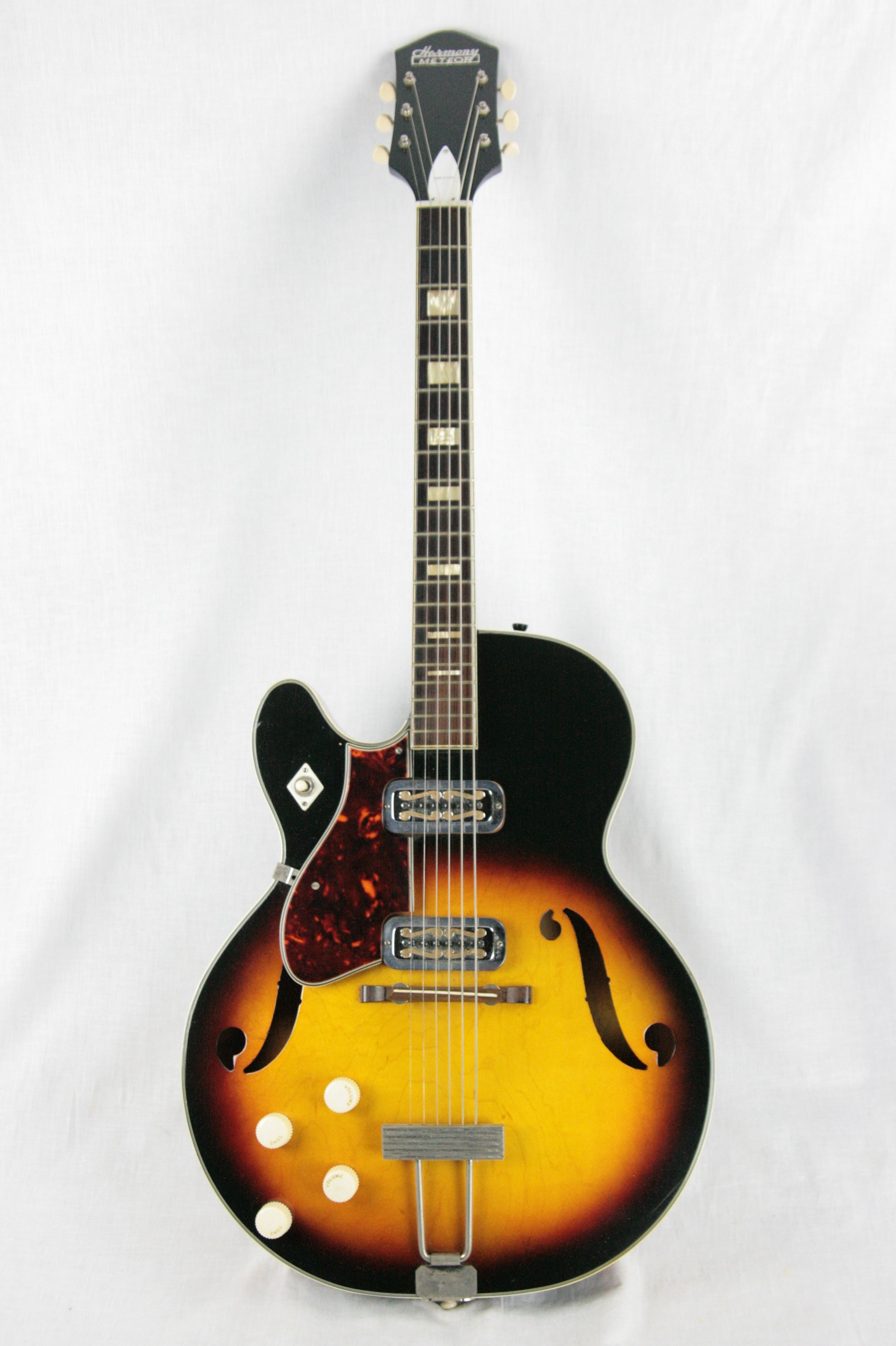 *SOLD*  c 1960 Harmony H-70 Meteor LEFT-HANDED Guitar! Vintage Hollowbody! Keith Richards