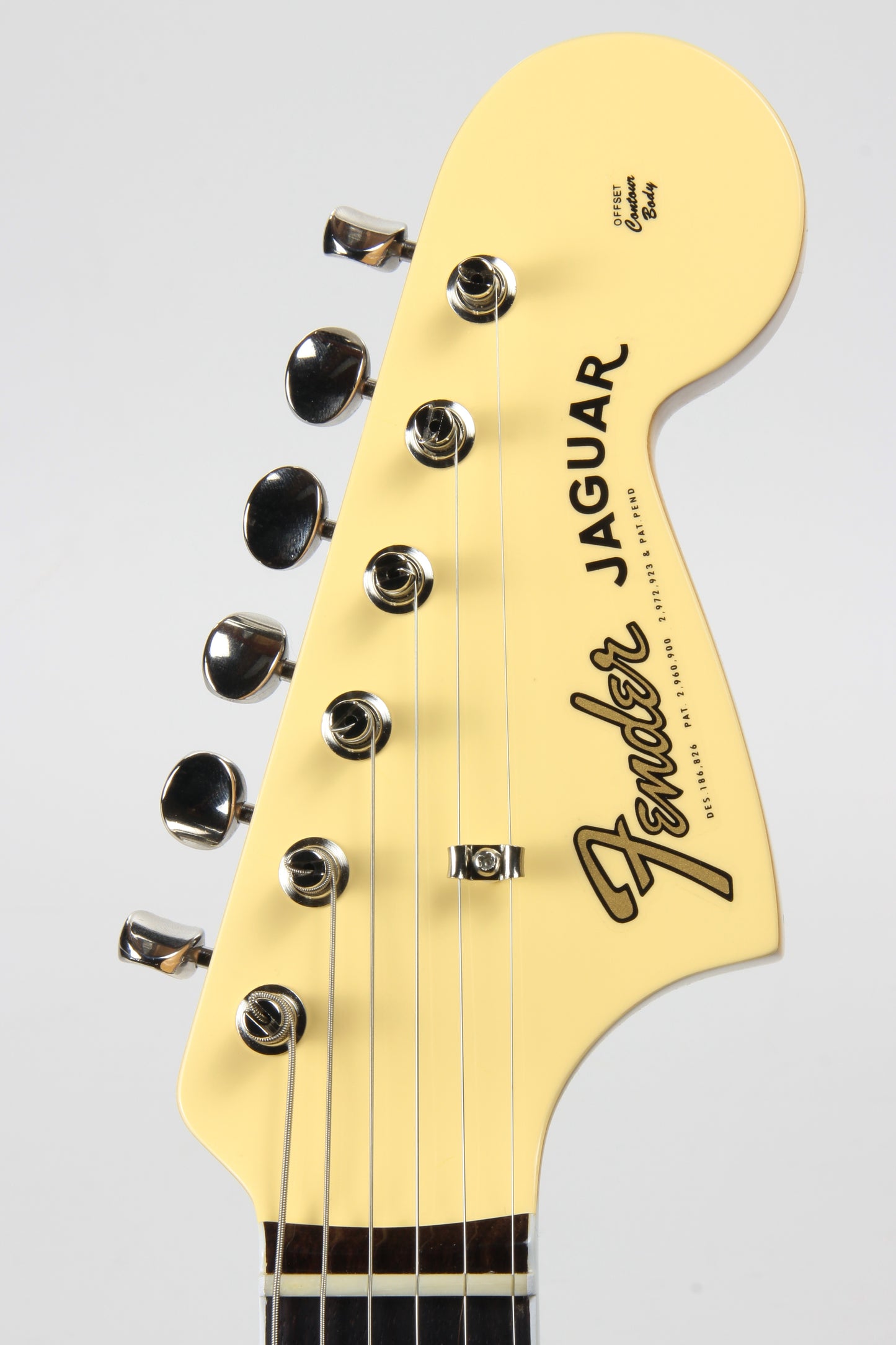 Fender 1965 American Vintage Thin Skin Jaguar Reissue - White, Matching Headstock, Bound, Lacquer, AVRI