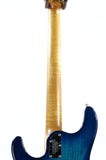 2014 Ernie Ball Music Man John Petrucci JP6 Neptune Blue Burst -- PDN, Roasted Flamed Neck