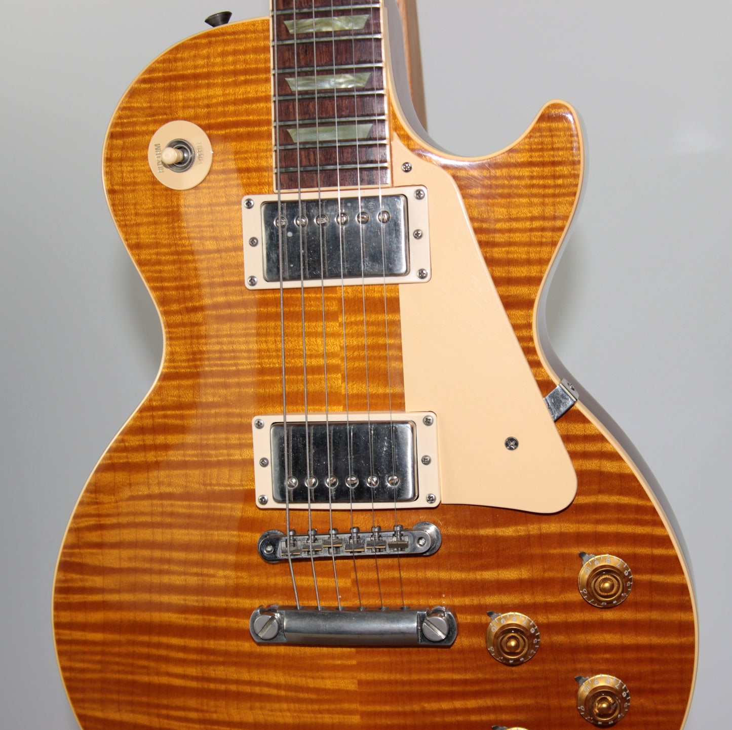 1997 Gibson Les Paul Classic PREMIUM PLUS Translucent Amber KILLER FLAMETOP! standard