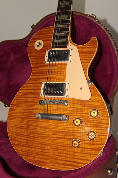 1997 Gibson Les Paul Classic PREMIUM PLUS Translucent Amber KILLER FLAMETOP! standard