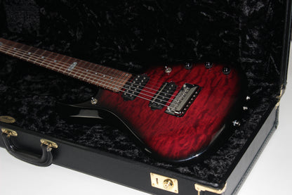 2012 Music Man BFR 7-String John Petrucci JP7 Ernie Ball Family Reserve QUILT RUBY RED Piezo