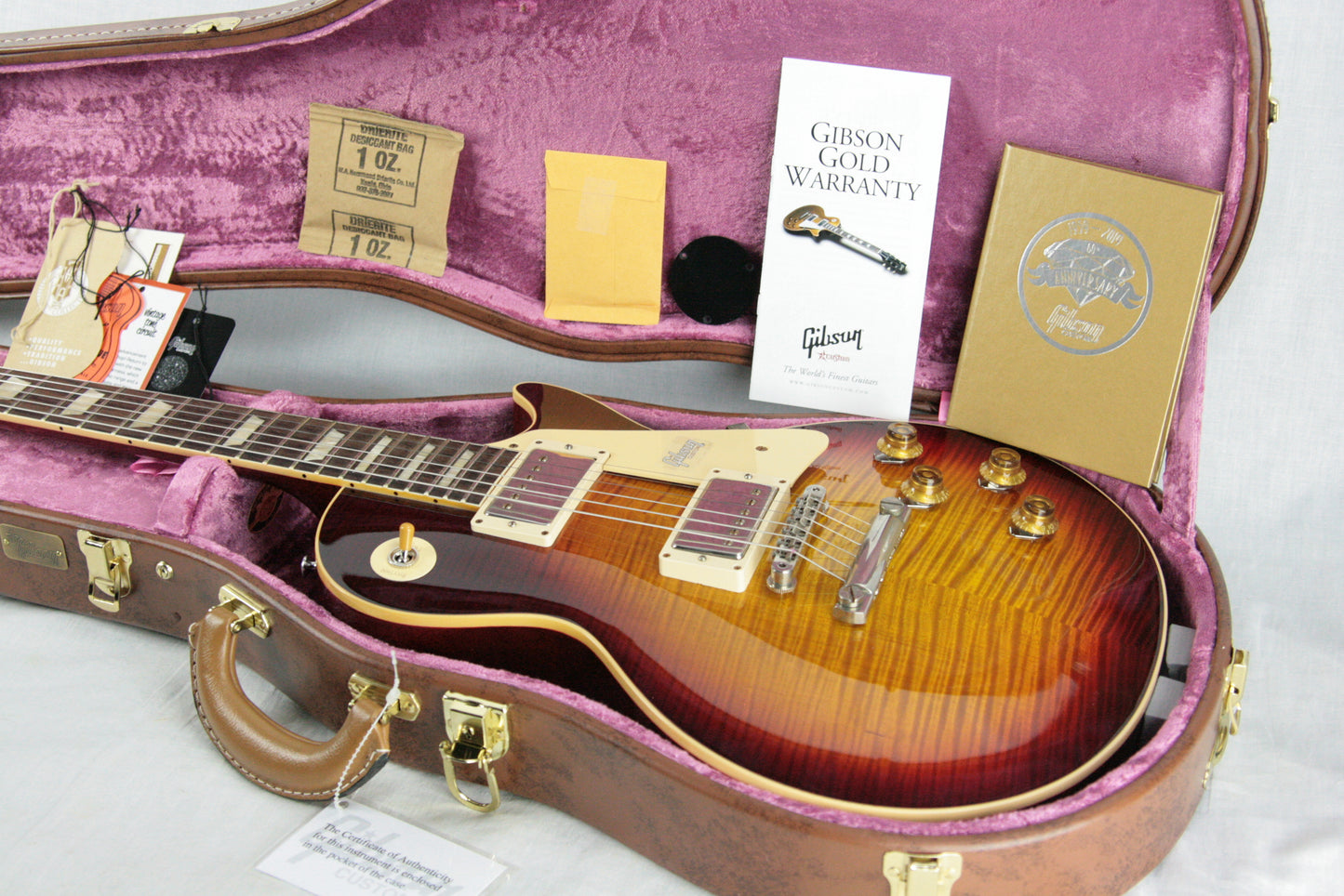 2019 Gibson 1959 Les Paul 60TH ANNIVERSARY Historic Reissue R9 59 Custom Shop Factory Burst!