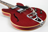 1966 Gibson ES-335 TDC Bigsby Cherry Red - Vintage Player-Grade 1960's Semi-Hollow Body