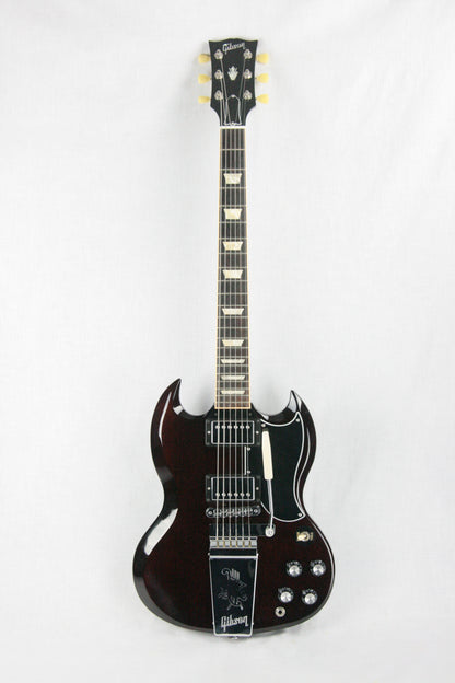 2014 Gibson SG ORIGINAL II Aged Cherry w Lyre Maestro Vibrola! Sounds HUGE!