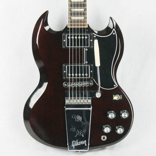 2014 Gibson SG ORIGINAL II Aged Cherry w Lyre Maestro Vibrola! Sounds HUGE!