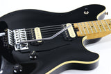1997 Peavey EVH Wolfgang Standard PATENT PENDING Archtop -- Early Model, Deluxe, Black with White Binding!