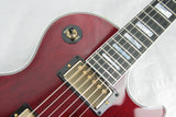 *SOLD*  2017 Gibson Custom Shop Les Paul Modern Axcess WINE RED Gold Hardware!
