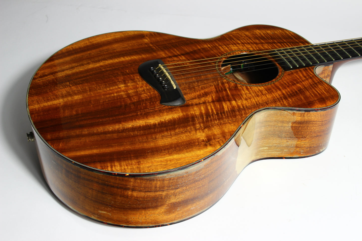 2004 Tacoma USA EKK19C Solid Hawaiian KOA Top/Back/Sides, Ebony Board PROJECT GUITAR