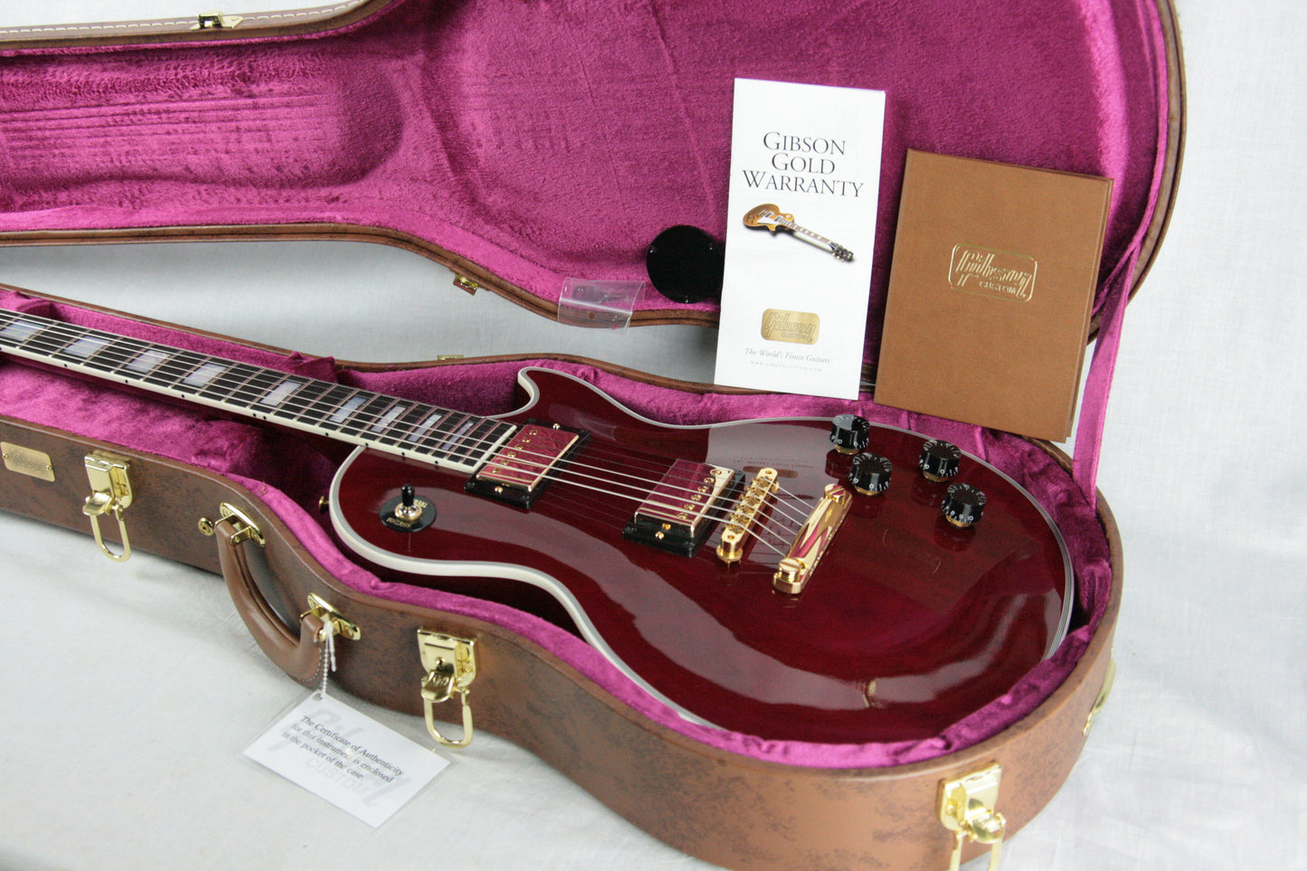 2017 Gibson Custom Shop Les Paul Modern Axcess WINE RED Gold Hardware!