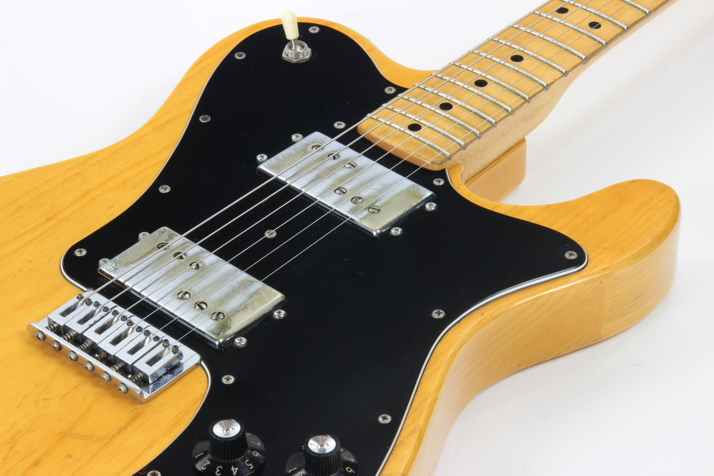 1974 Fender Telecaster Deluxe Natural - Vintage Original Tele Stratocaster Headstock, Wide Range Humbuckers, 1970's