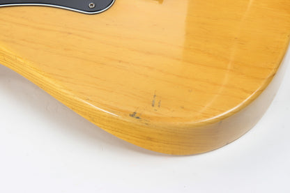 1974 Fender Telecaster Deluxe Natural - Vintage Original Tele Stratocaster Headstock, Wide Range Humbuckers, 1970's