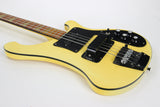 *SOLD*  1986 Rickenbacker 4003 Tuxedo White Electric Bass Guitar - Vintage 1980's 4001 Black Binding!