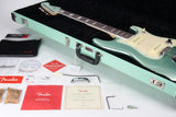 *SOLD*  Fender American Jazz Stratocaster Strat Parallel Universe - USA Mystic Surf Green, Block Inlays, '65 Pure Vintage Pups, Matching H/S!