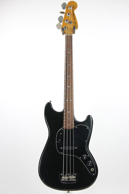 1978 Fender Musicmaster Bass Black w/ Rosewood Board - Vintage 1970's, Sounds Great!