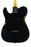 *SOLD*  2019 Fender Custom Shop LTD Roasted Pine Double Esquire Relic Telecaster - Aged Black, White Guard, Nocaster