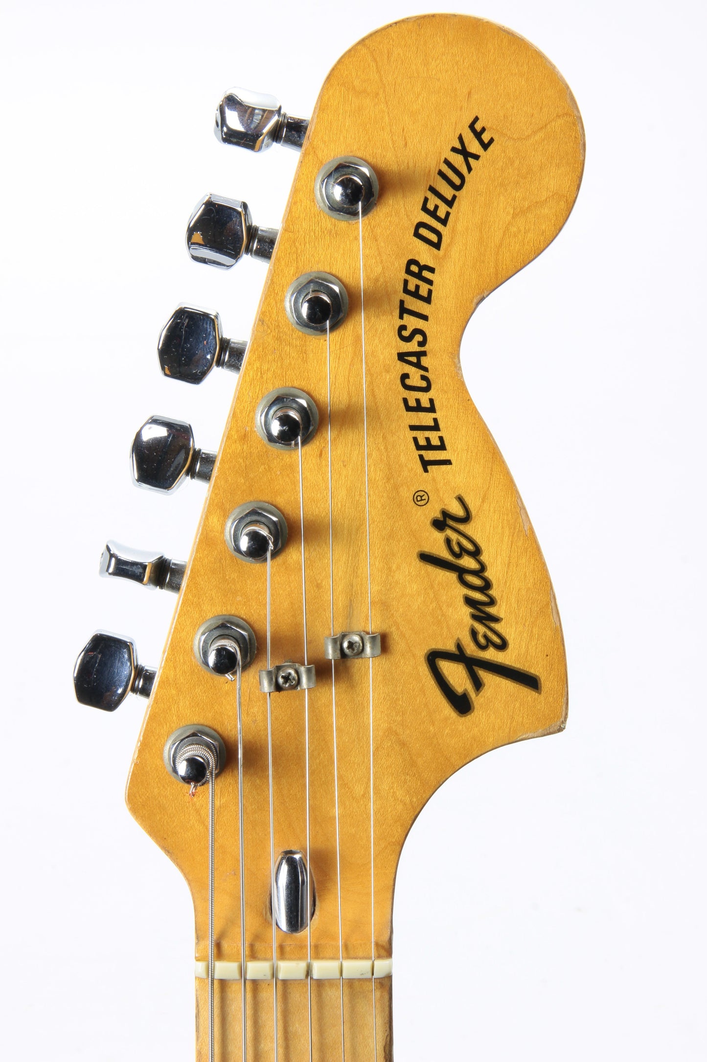 1974 Fender Telecaster Deluxe Natural - Vintage Original Tele Stratocaster Headstock, Wide Range Humbuckers, 1970's