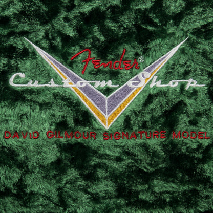 NOS Fender Custom Shop David Gilmour Signature Stratocaster Hardshell Case Black w/ Green Interior! G&G