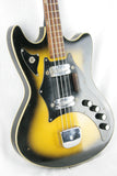 *SOLD*  1960's Kay Truetone Double Pickup Vintage Electric Bass w/ Original Case! harmony h22 h27