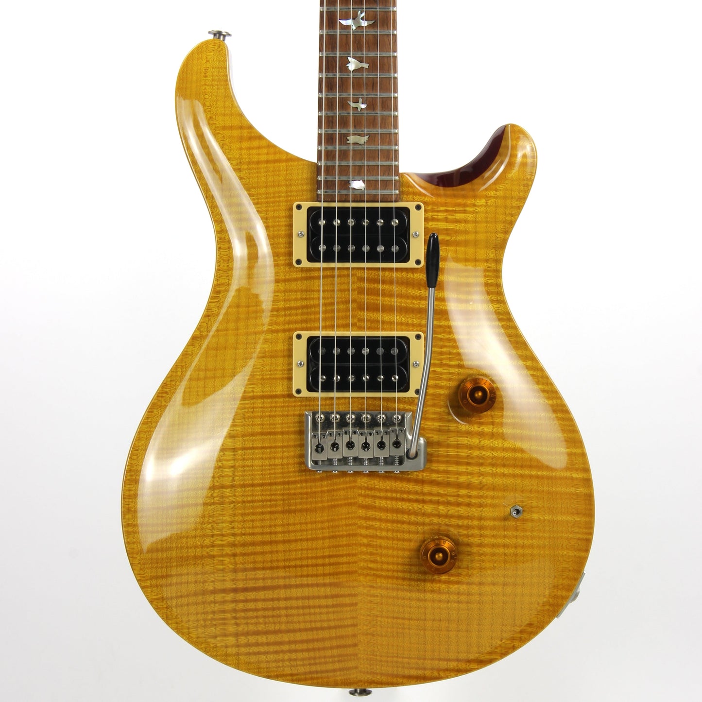 COLLECTORS! 1990 PRS Custom 24 - Vintage Yellow 10-Top Brazilian Rosewood - RARE Factory Multi-Tap Pickups! 1989 Paul Reed Smith