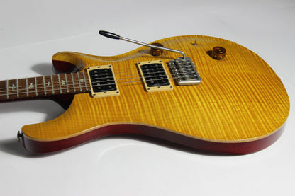 COLLECTORS! 1990 PRS Custom 24 - Vintage Yellow 10-Top Brazilian Rosewood - RARE Factory Multi-Tap Pickups! 1989 Paul Reed Smith