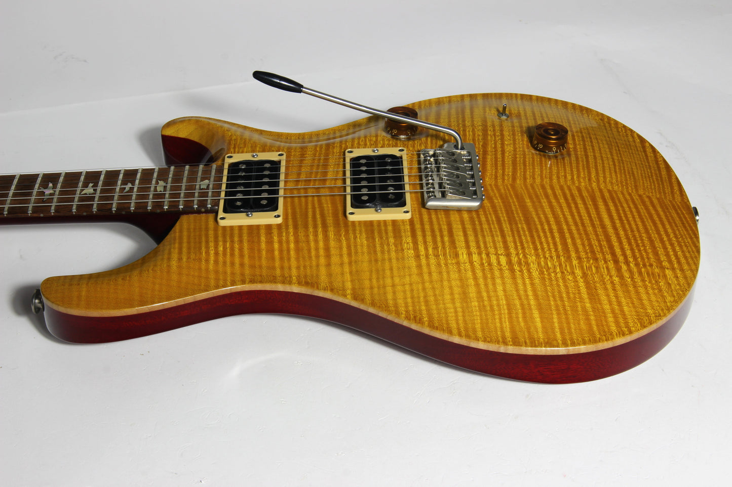 COLLECTORS! 1990 PRS Custom 24 - Vintage Yellow 10-Top Brazilian Rosewood - RARE Factory Multi-Tap Pickups! 1989 Paul Reed Smith